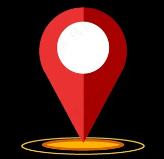 坐标 位置 图标 红色 指示图片