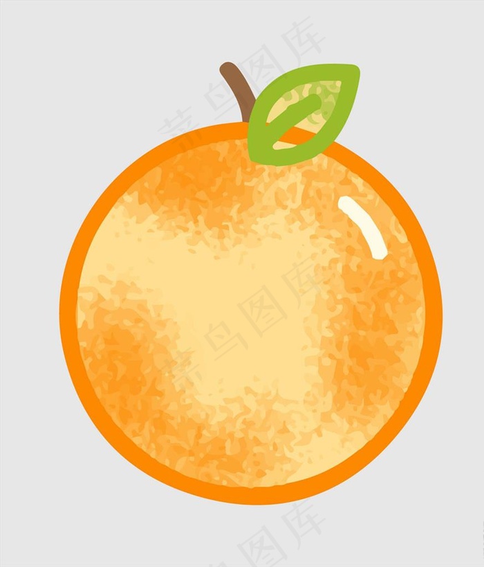 矢量桔子图片