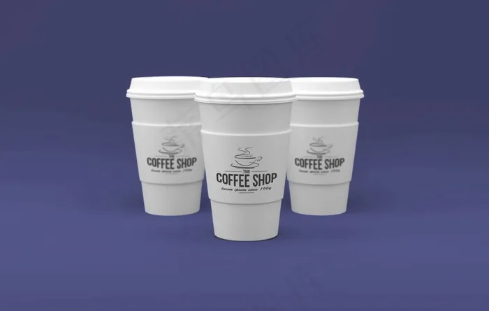 杯子样机图片psd模版下载