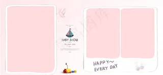 儿童摄影相册模板字母图片