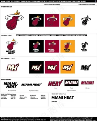 NBA迈阿密热火logo图片