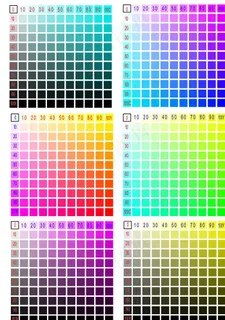 色标 色值卡图片 色标 色值卡图片