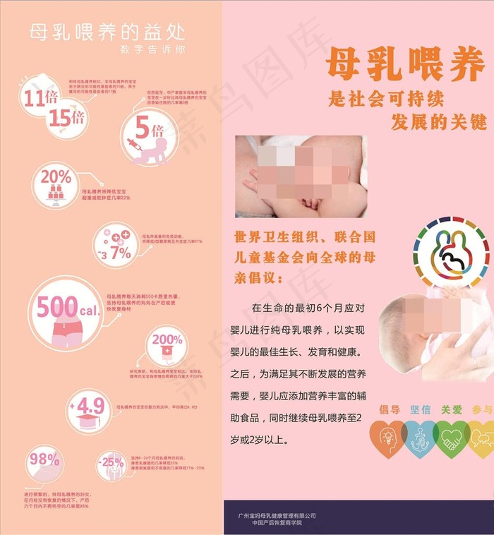 母乳喂养图片cdr矢量模版下载