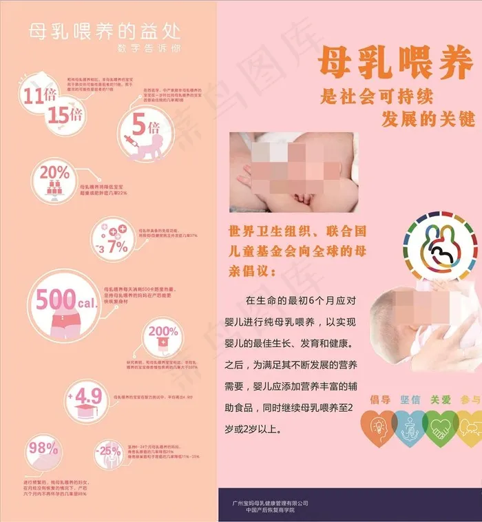 母乳喂养图片cdr矢量模版下载