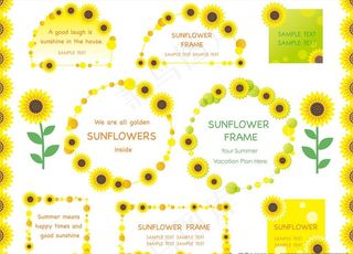 向日葵背景图片