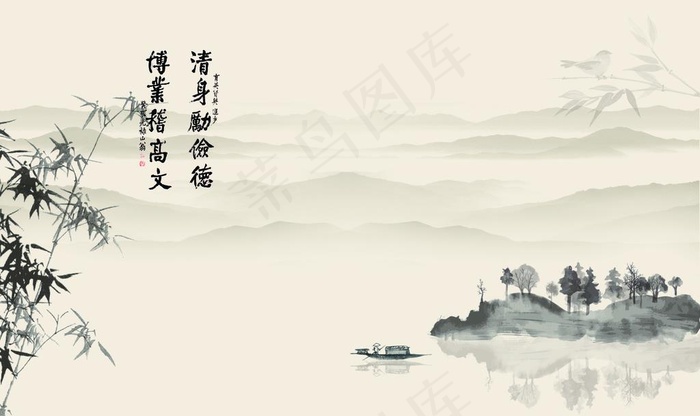 中国风背景图片(9071X5669(DPI:72))psd模版下载