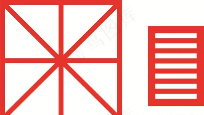 雕花  百叶窗图片cdr矢量模版下载
