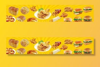 炸鸡汉堡鸡米花图片