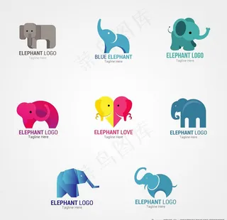 8款大象LOGO图片