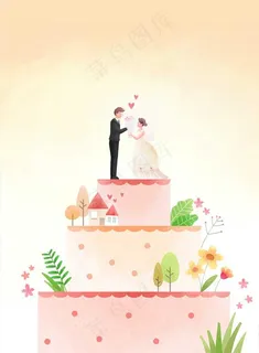 结婚蛋糕图片