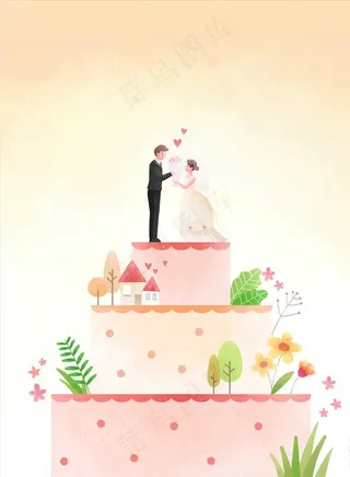 结婚蛋糕图片