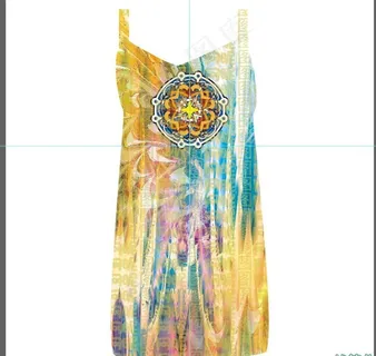 七彩炫彩纹理图腾朋克风格图片