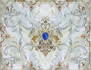 欧式花纹背景墙图片