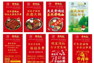 谭鸭血彩旗图片