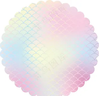 幻彩美人鱼鳞矢量图图片 幻彩美人鱼鳞矢量图图片