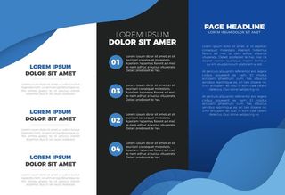 企业海报模板册子图片