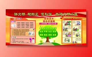 小区宣传栏图片