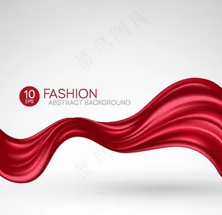 彩条丝带背景图片