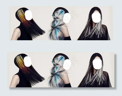 美发 染发 烫发 发型图片