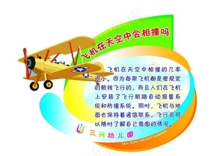 幼儿园科技知识图片psd模版下载