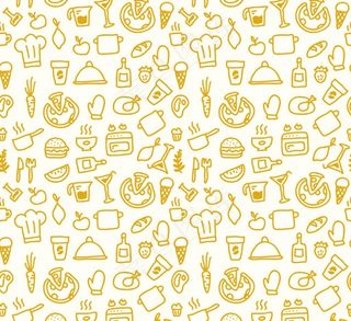 卡通食物无缝背景图片