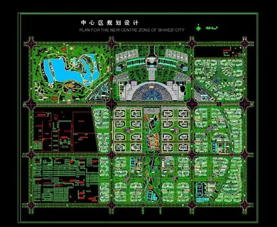 城市中心区规划cad图片 城市中心区规划cad图片