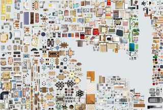 室内平面PSD模板图片