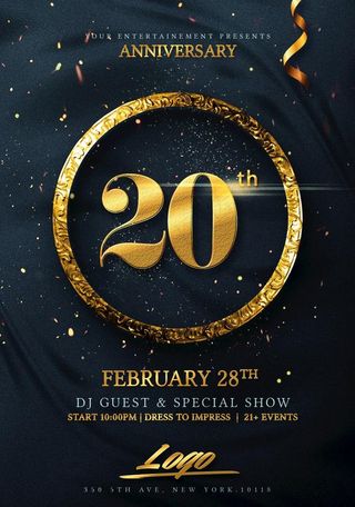 周年庆邀请函图片