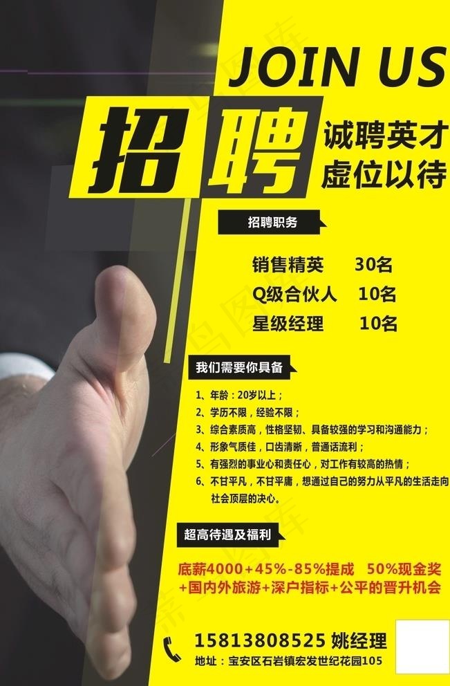 招聘海报图片