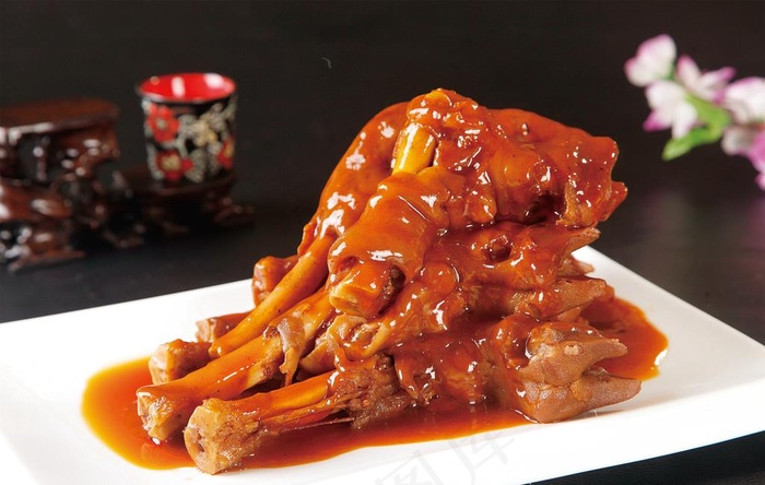 信阳焖扣羊蹄图片