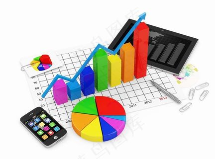 3d统计图表图片