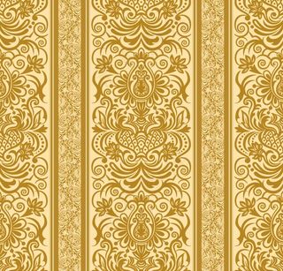 金黄色大气花纹壁纸背景矢量素材图片