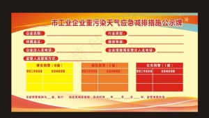 公示牌图片