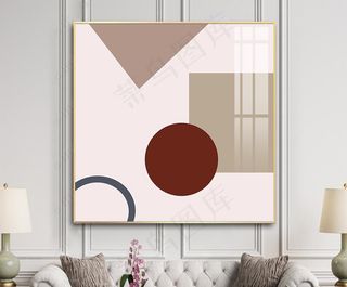 抽象装饰画图片