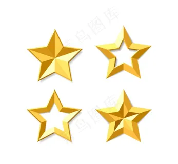 金色五角星图片 金色五角星图片