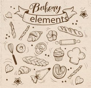 面包 蛋糕 图片