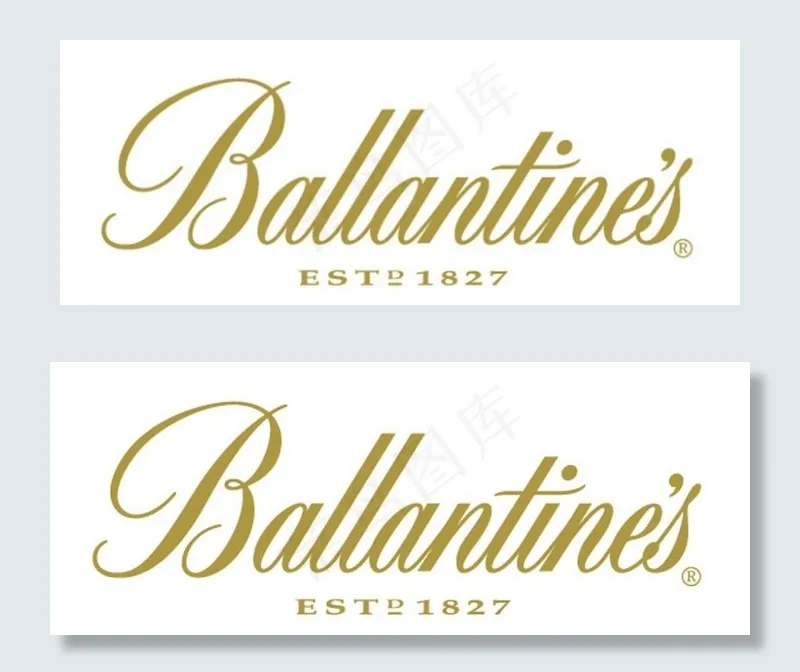 百龄坛(Ballantine)图片ai矢量模版下载