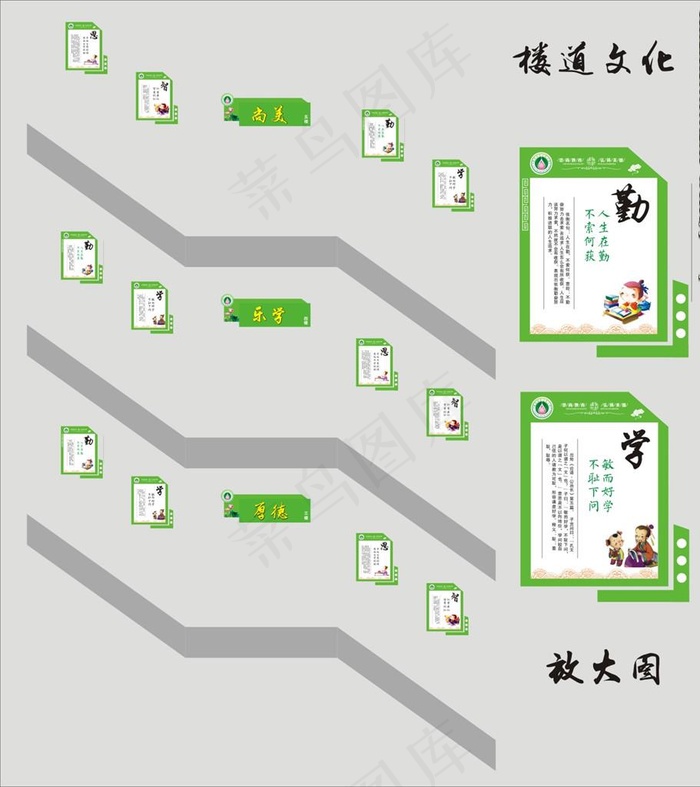 校园文化图片(210X297)cdr矢量模版下载