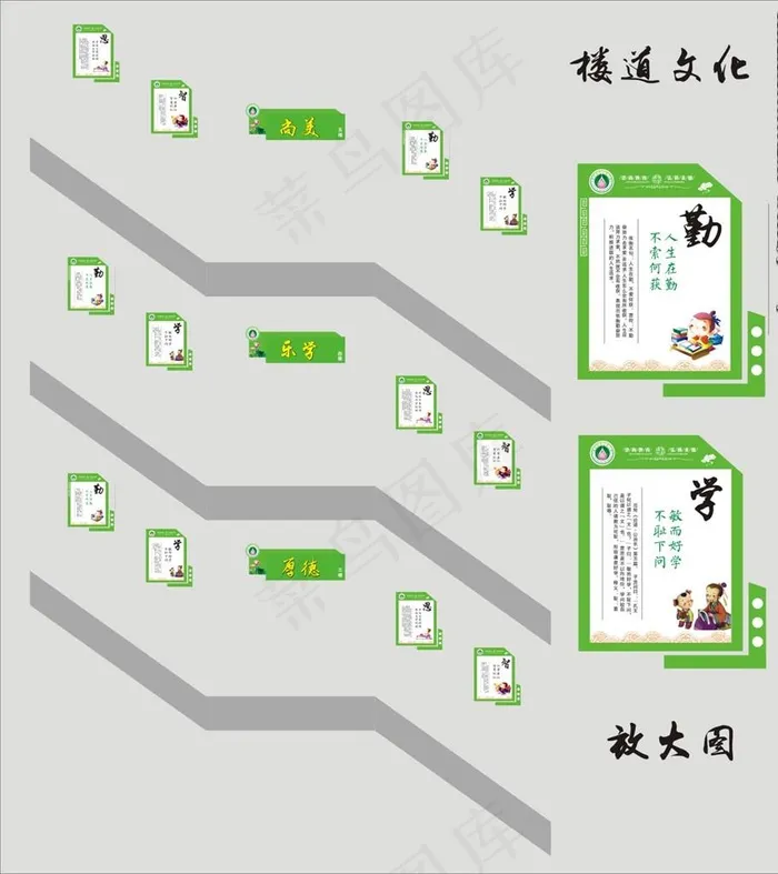 校园文化图片(210X297)cdr矢量模版下载