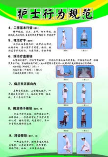 护士学校规范展板图片