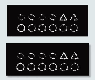 各种箭头  方向键  旋转键图片