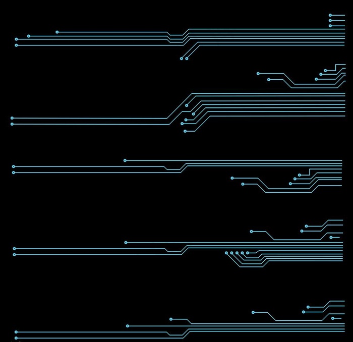 手绘电路板矢量图下载图片eps,ai矢量模版下载