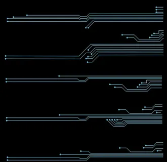 手绘电路板矢量图下载图片