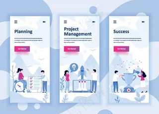 时尚 3D 立体 插画 海报图片