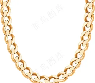 矢量金链子图片