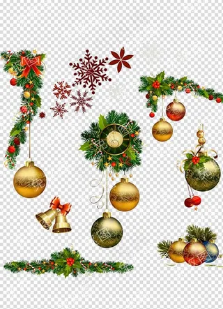 圣诞节元素高清PNG免抠图片