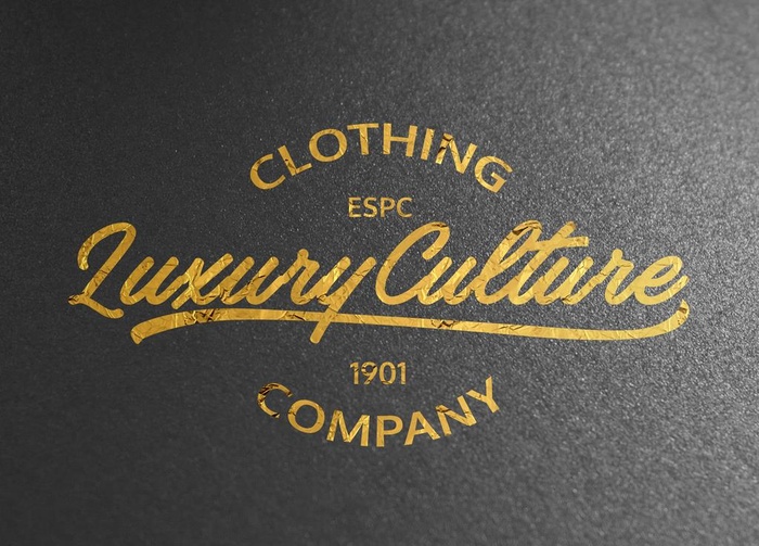 金色金属质感字体样机图片