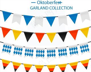 矢量节日挂旗图片