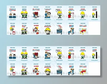 工地安全警示海报图片