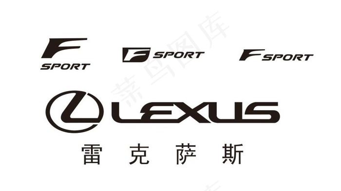 lexus 雷克萨斯 logo图片cdr矢量模版下载